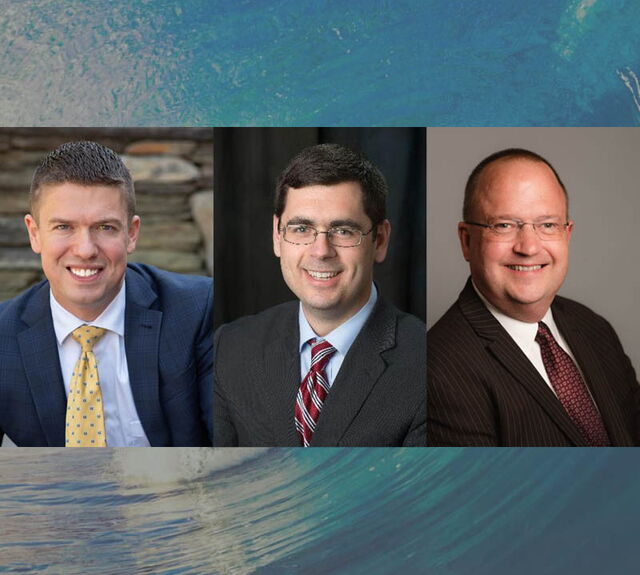 New RSI board members, Dan Carey, Andrew Covington and Peter Holden.